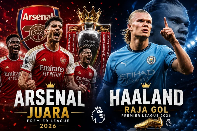 Klasemen Akhir Premier League 2026 Arsenal Juara, Haaland Raja Gol!.webp
